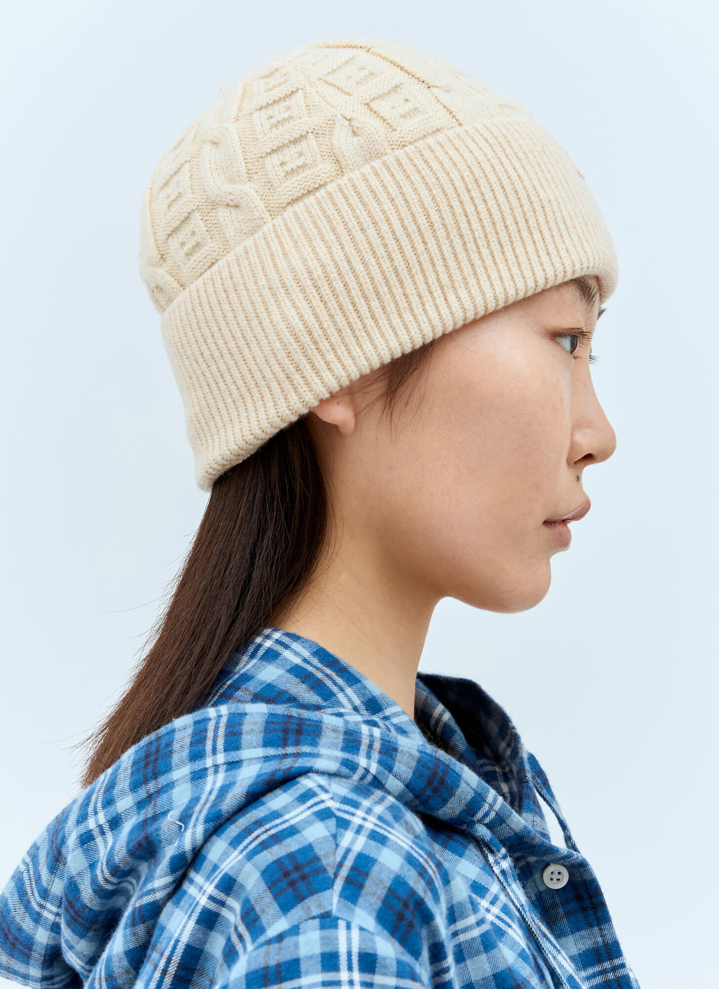 Acne Studios Flanged Hat In Nude
