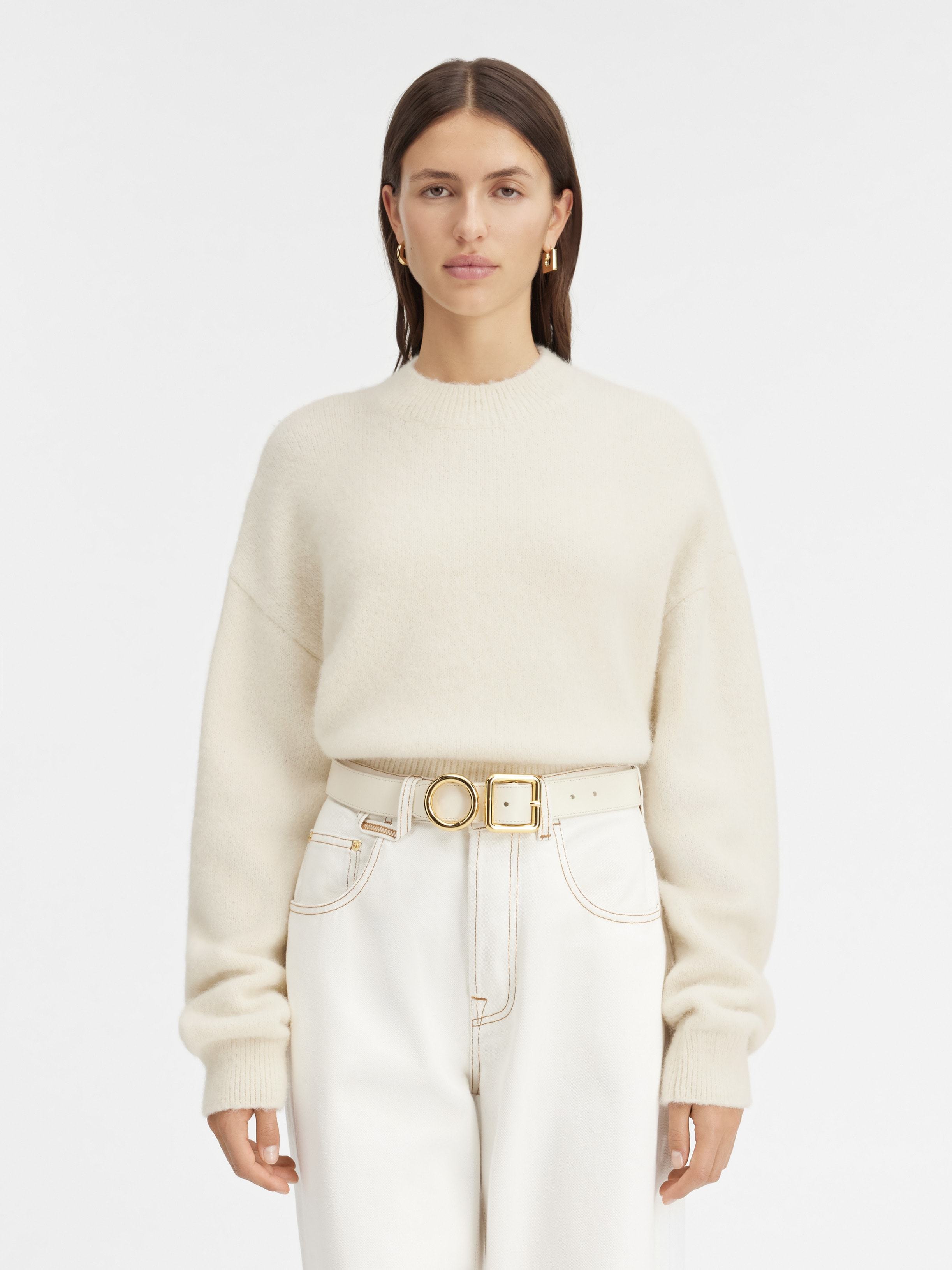 Jacquemus La Maille Sweater In Nude