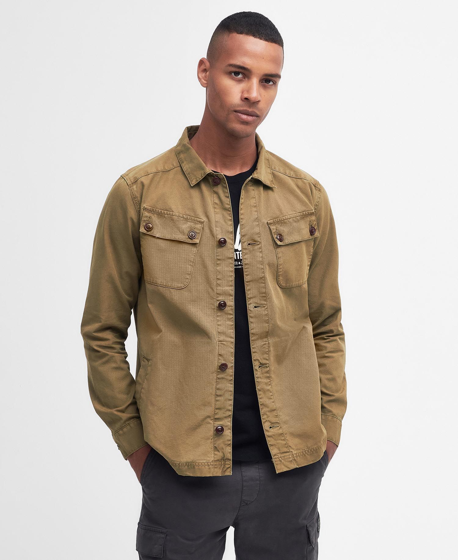 BARBOUR HARRIS COTTON SHIRT JACKET