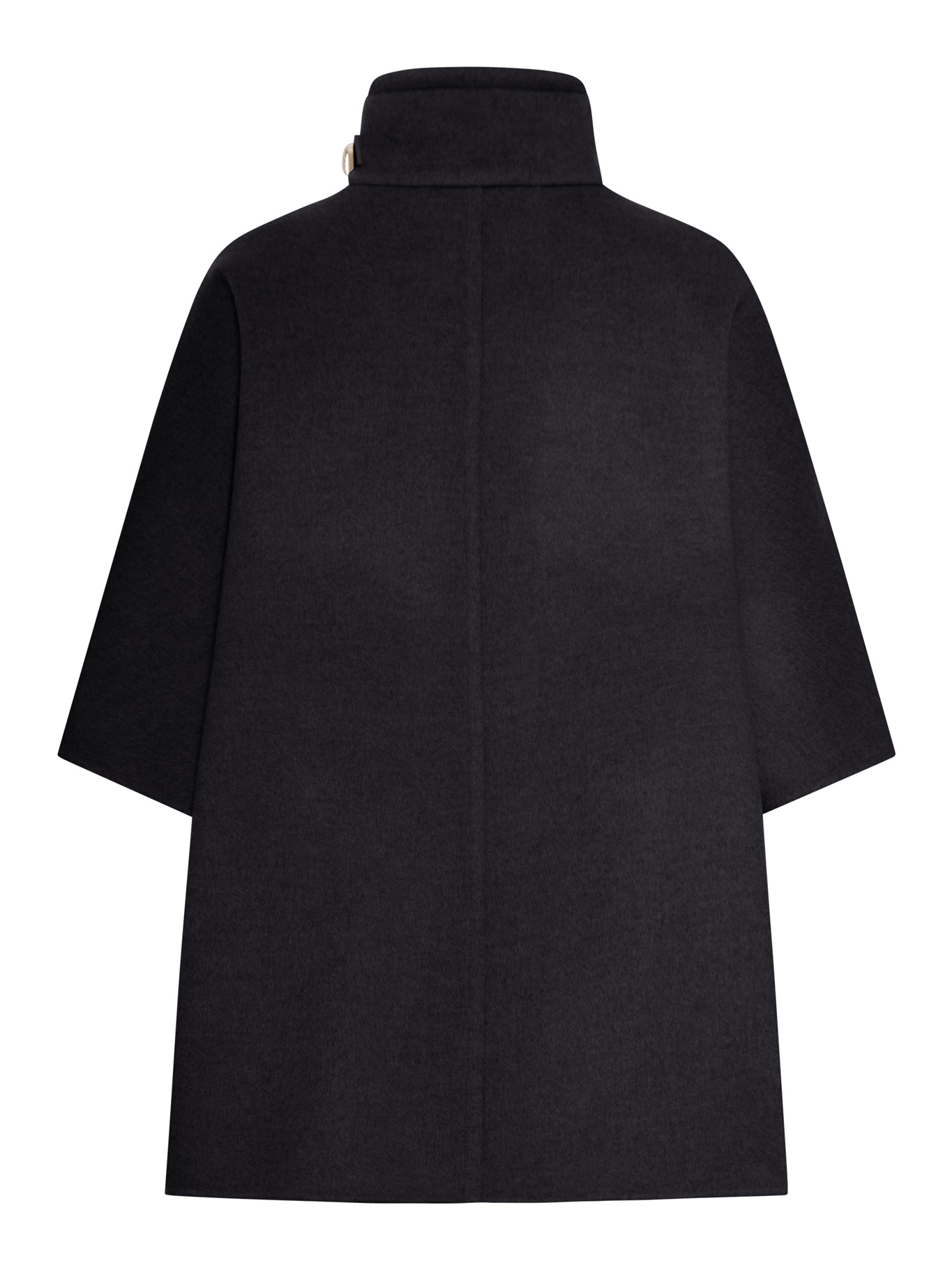 Max Mara Hand-sewn Derrik Cashmere Cape In Black