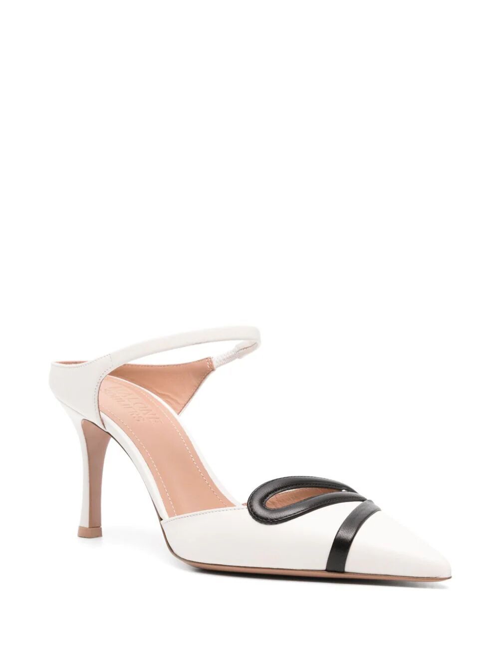 Shop Malone Souliers High-heeled Muller Shoes In White