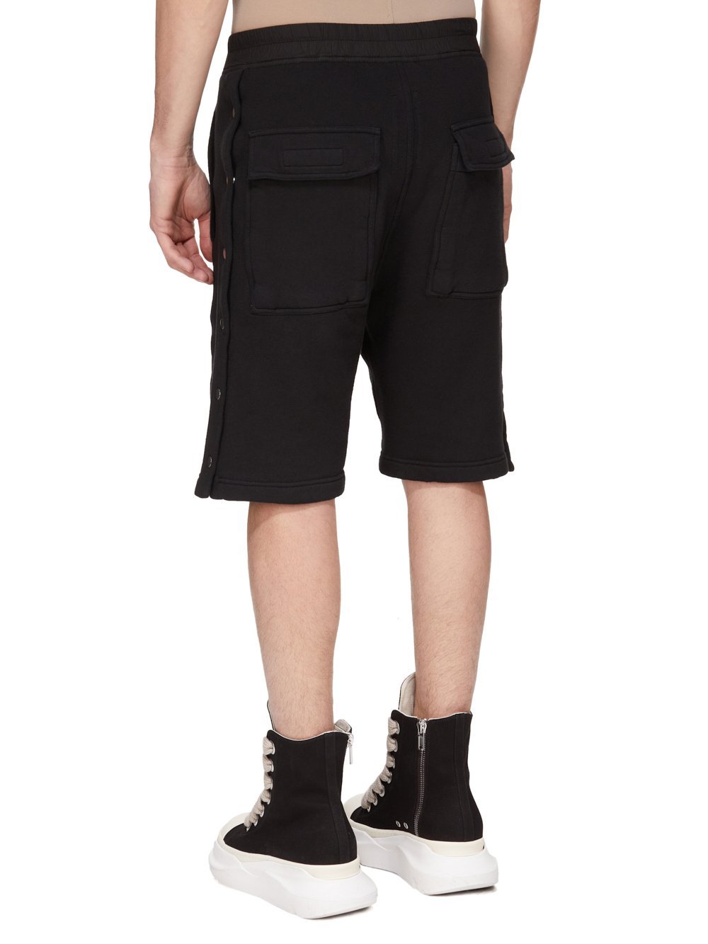 Rick Owens Drkshdw Concordians Pusher Shorts In Black