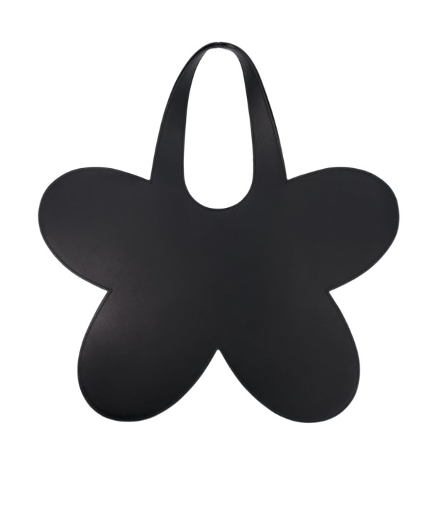 Shop Coperni Flower Handbag In Black