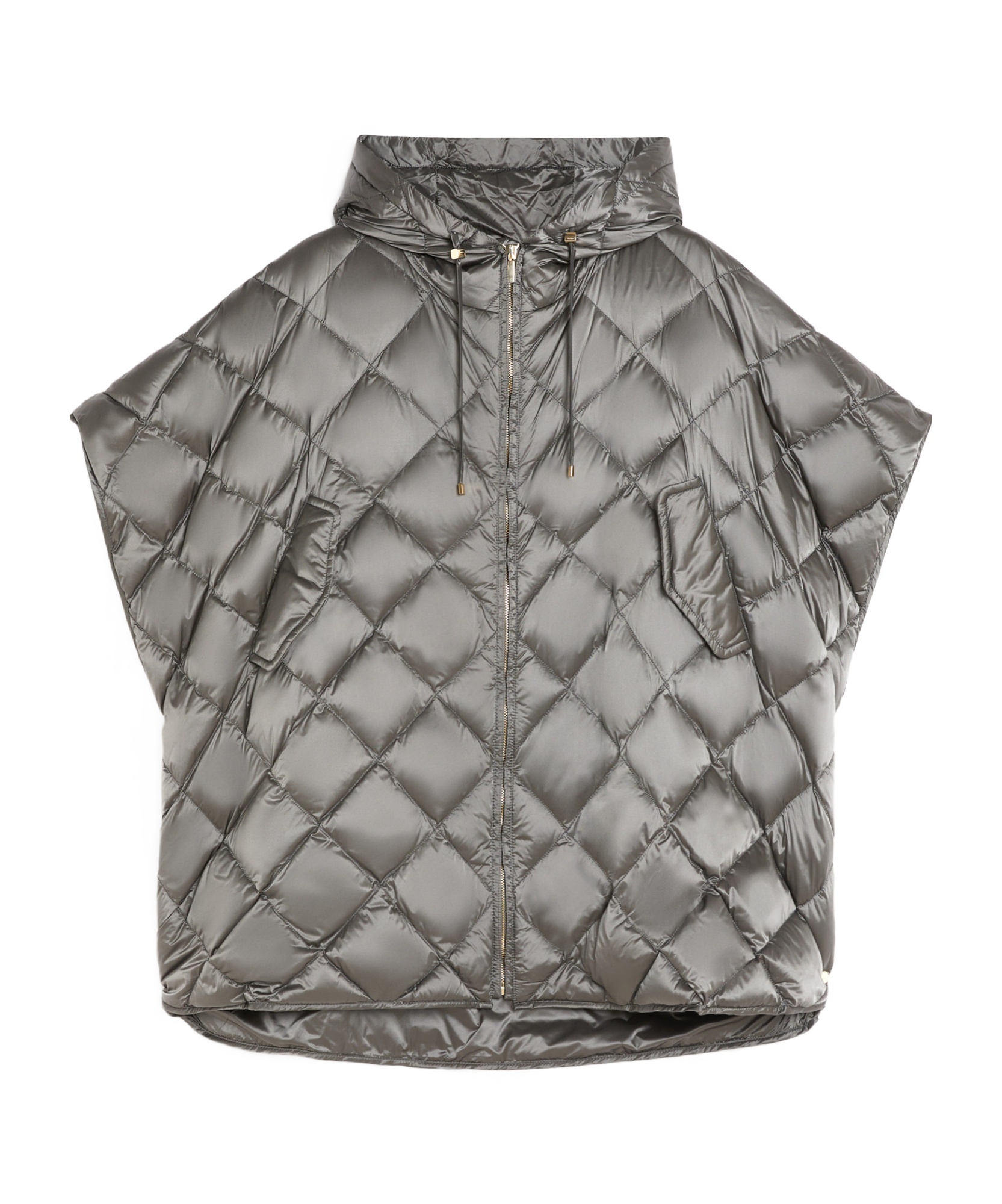 MAX MARA MAX MARA THE CUBE ZIP-UP DRAWSTRING SHORT-SLEEVED COAT