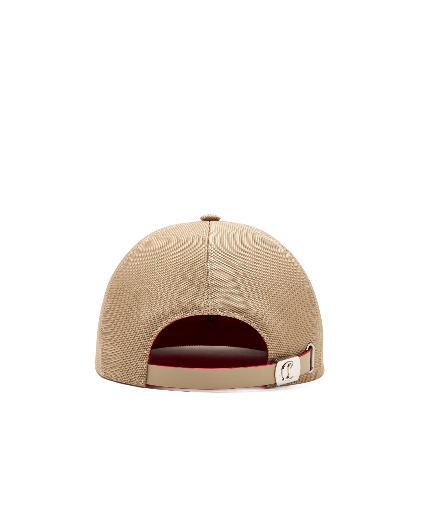 Christian Louboutin Adjustable Baseball Cap In Nude