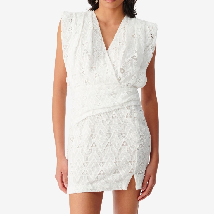 Iro Logo Dress In White