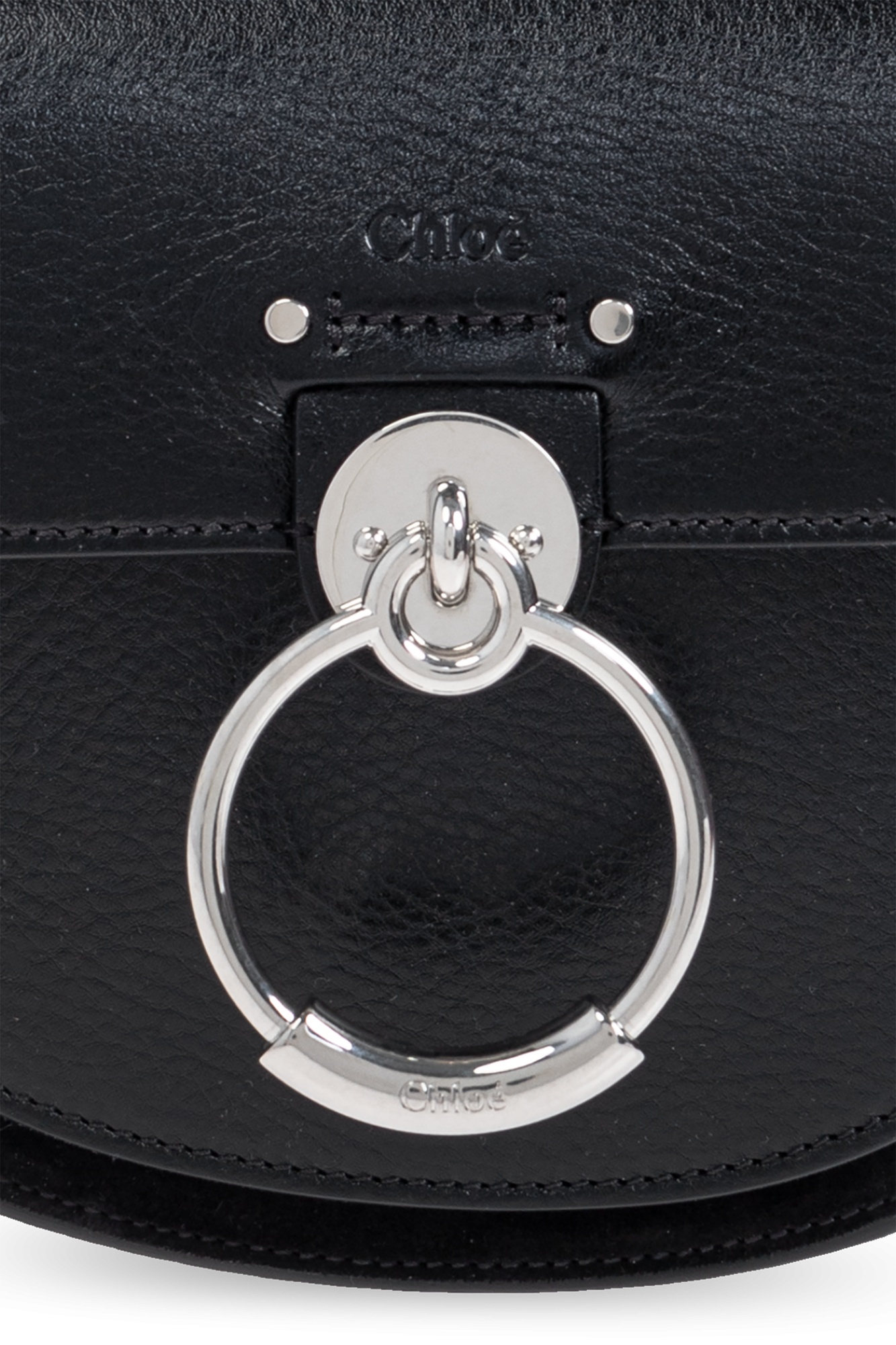 Chloé Small Tess Shoulder Bag In Black