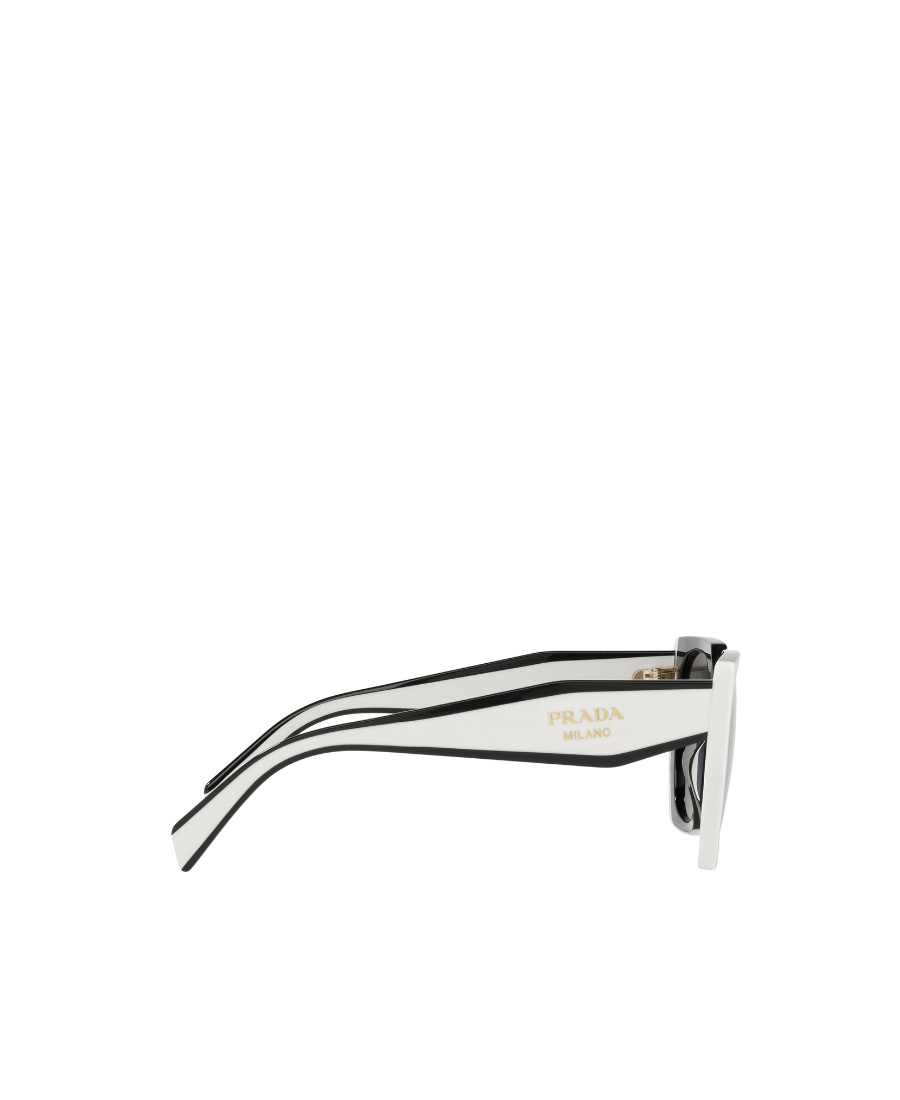 Prada Womens Black Pr 15ws Cat-eye Frame Acetate Sunglasses In Gray