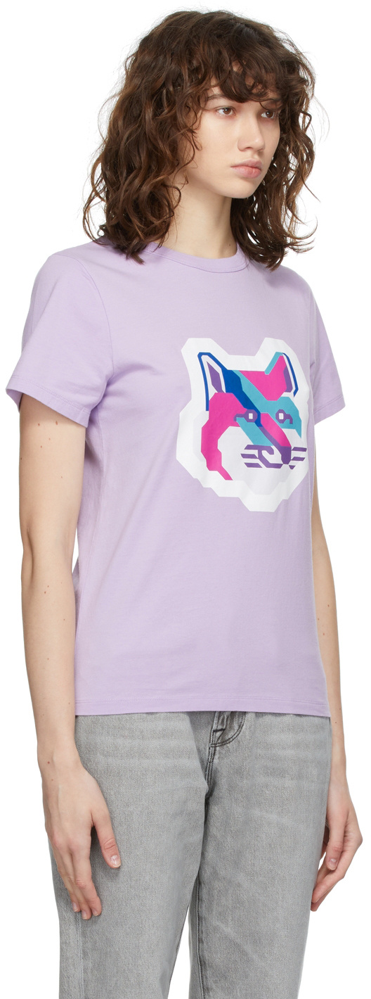 MAISON KITSUNÉ PATTERN PRINTED T-SHIRT 