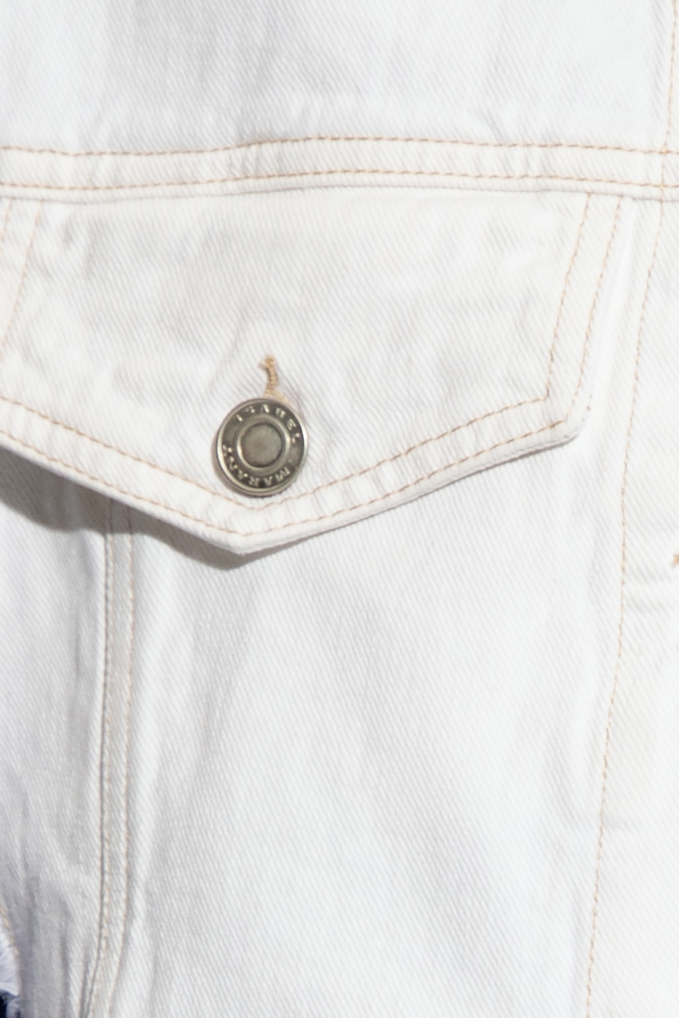 Isabel Marant White Tyra Vest In White