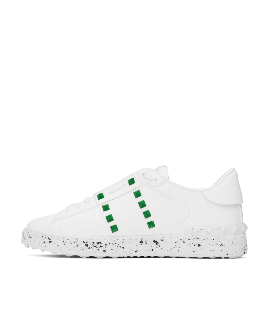 Valentino Rockstud Open For A Change Sneakers In White