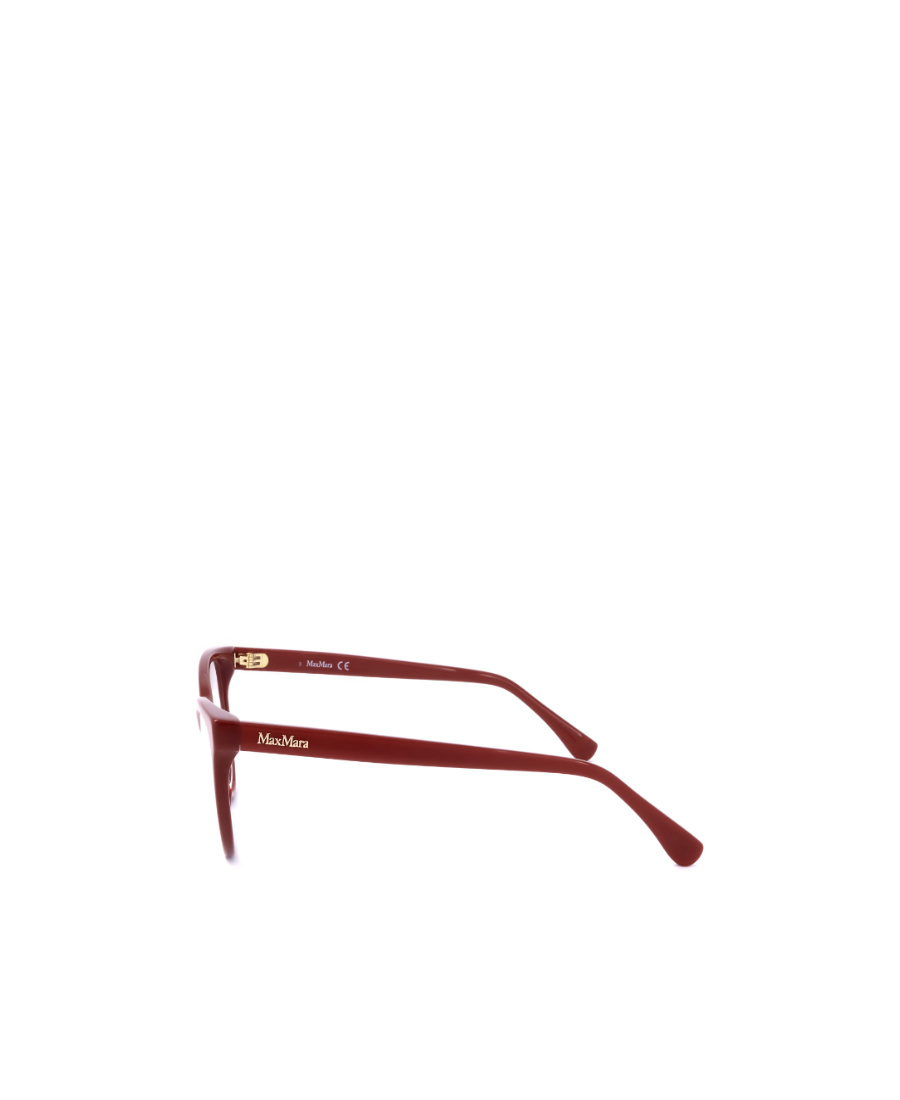Max Mara Logo Flat Mirror In Red