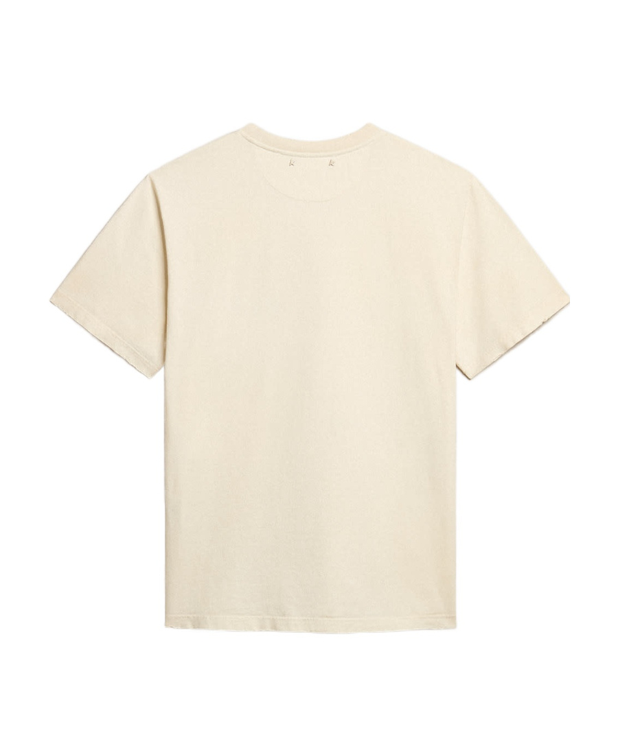 GOLDEN GOOSE GOLDEN GOOSE DELUXE BRAND LOGO PRINTED CREWNECK T-SHIRT