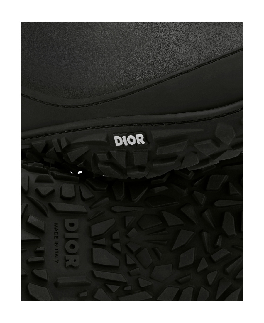 Dior Leather Sneakers Men In Black