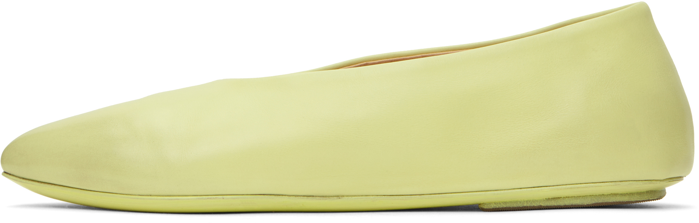 Marsèll Green Sfoglia Ballerina Flats In Multi