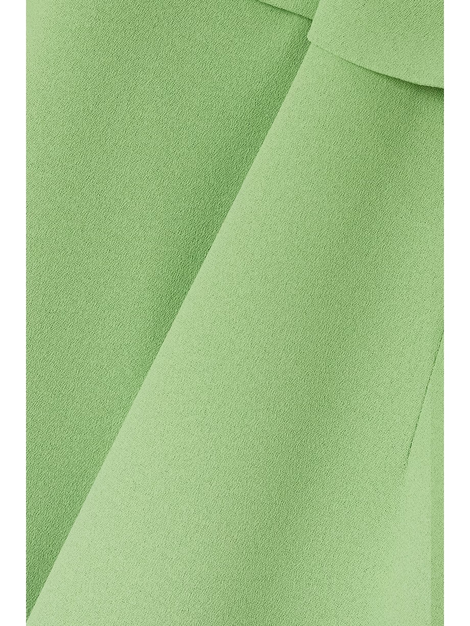Dries Van Noten High-rise Zipper Casual Pants In Green