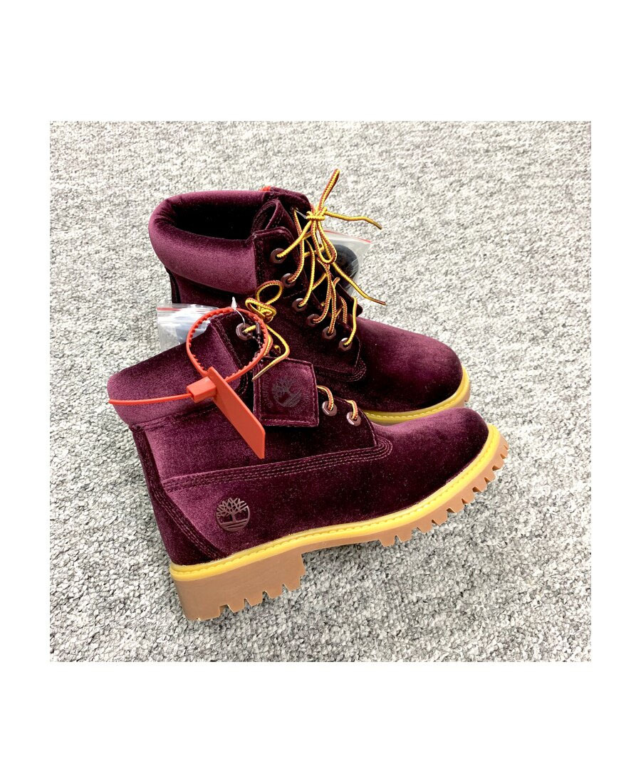 Timberland Straps And Ankle Boots In Red