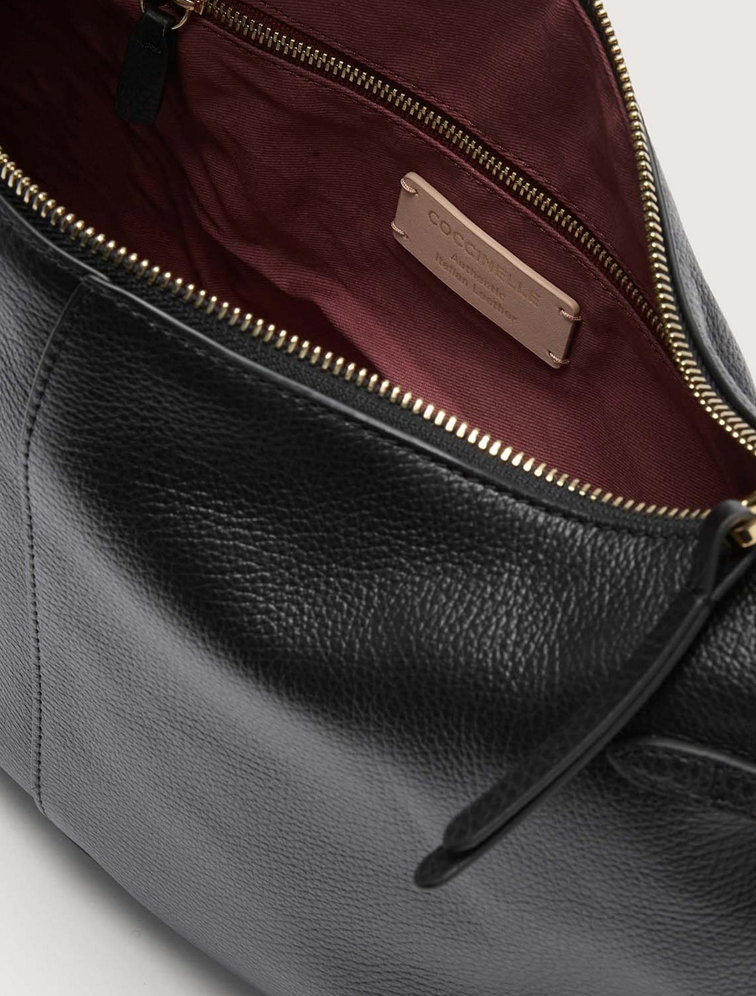 Shop Coccinelle Large Abigaile Shoulder Bag In Black