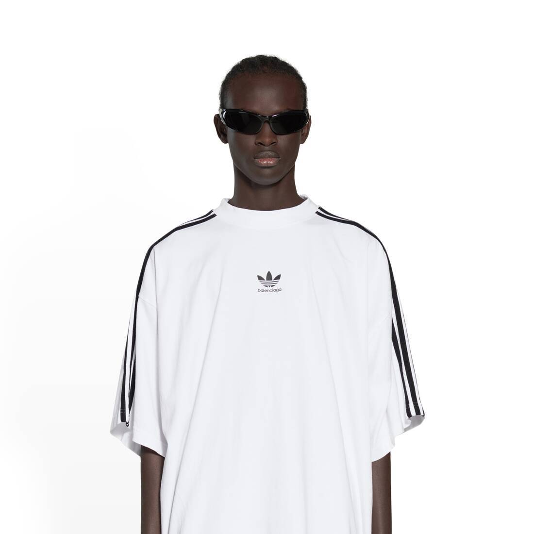 Adidas X Balenciaga X Adidas Oversized Sweatshirt In White