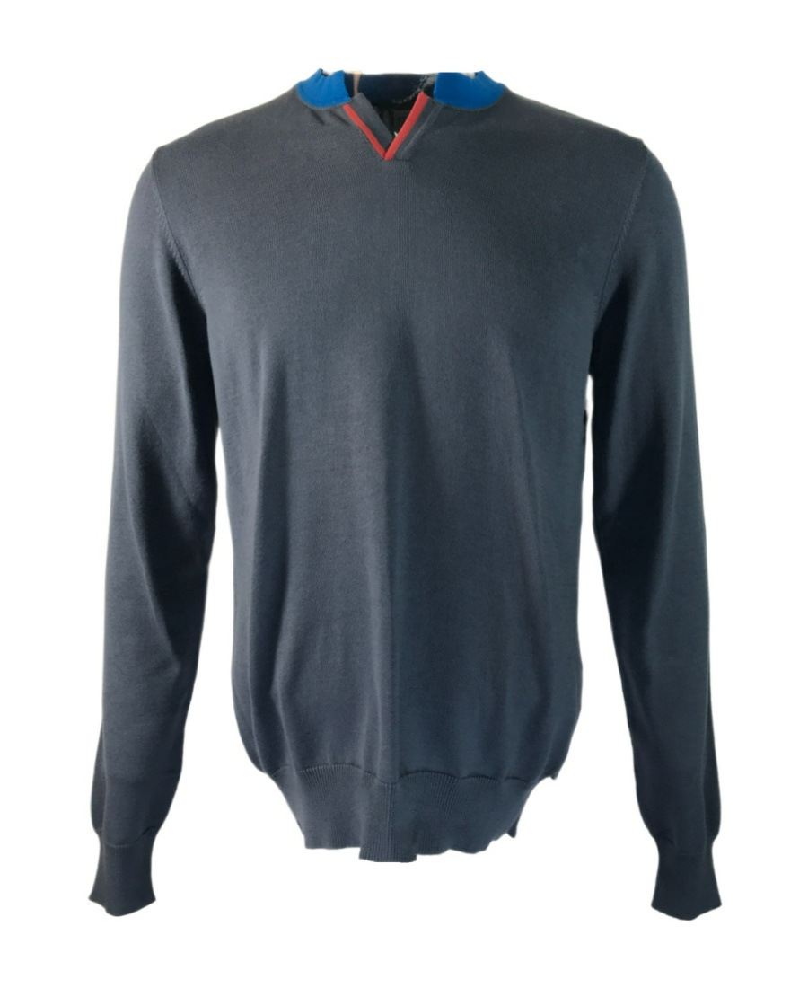 Armani Collezioni Logo Sweater In Black