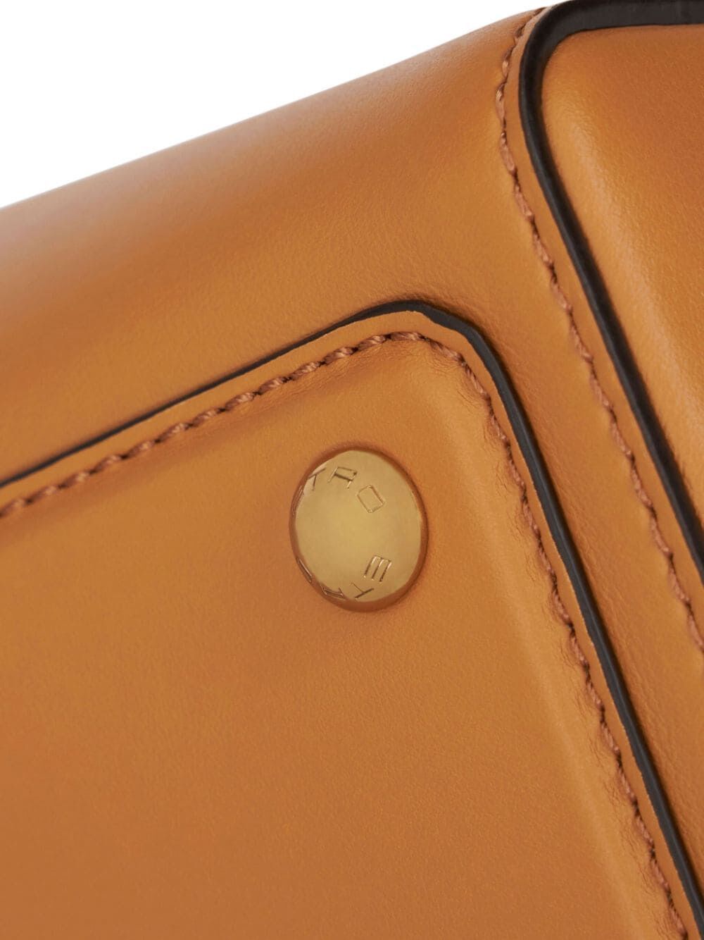 Etro Mini Vela Leather Shoulder Bag In Brown