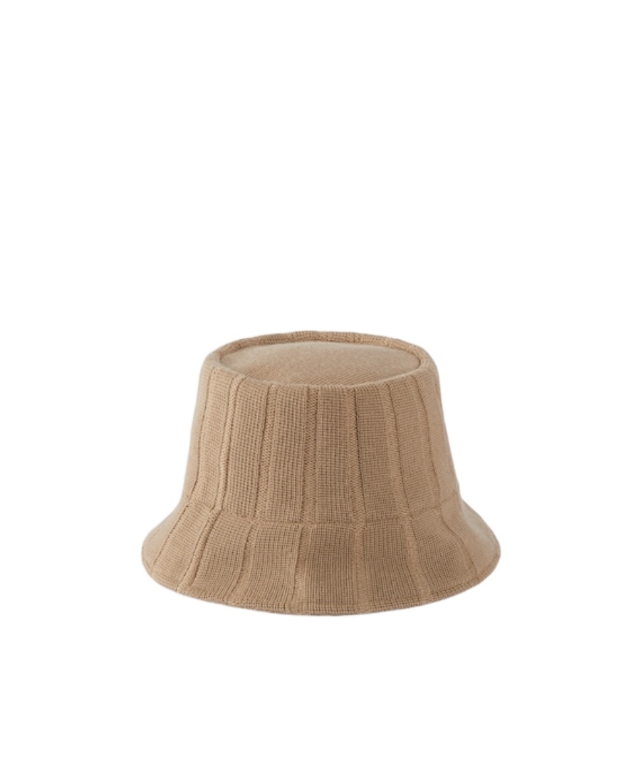 Gucci Double G Wool Bucket Hat In Nude