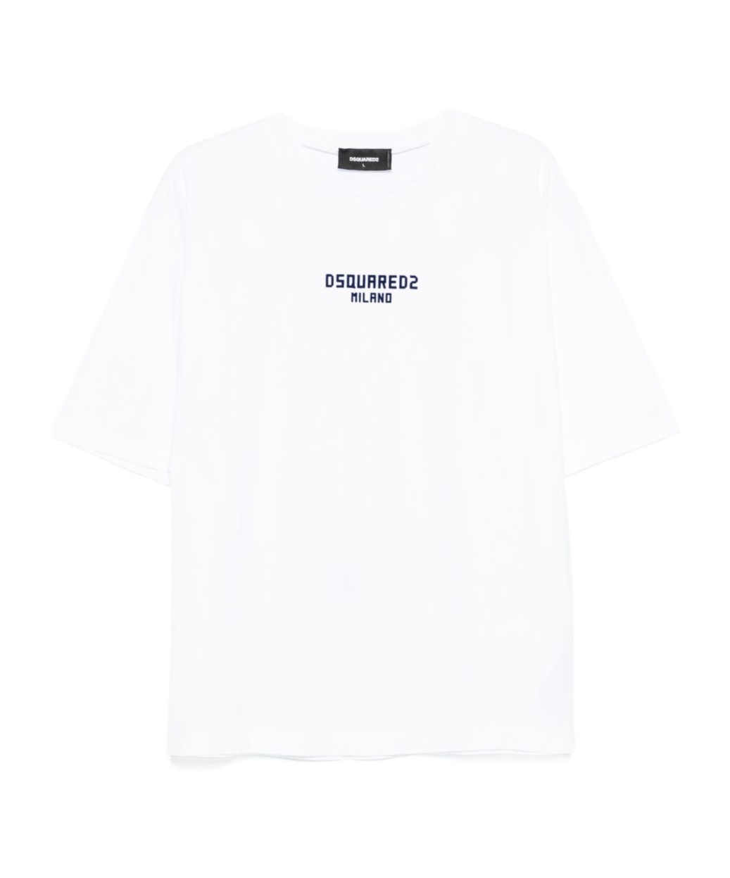Dsquared2 White Cotton T-shirt With Logo In White