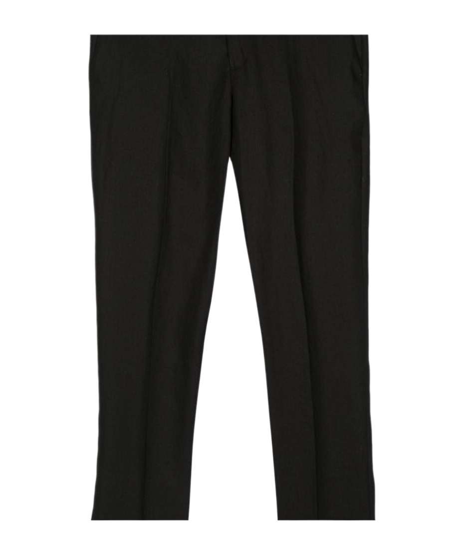 Canali Belt-loop Trousers In Black