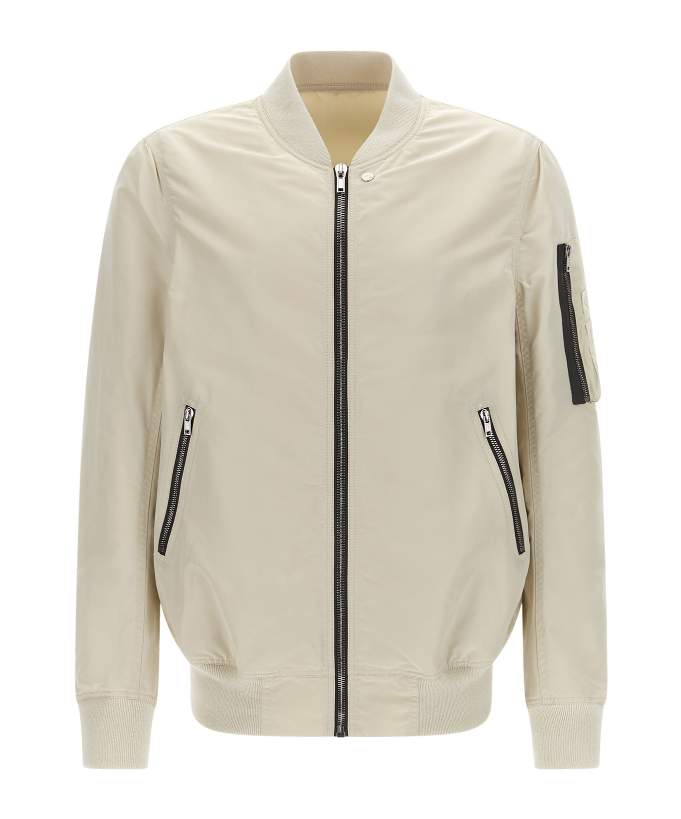 Rick Owens Flight Casual Jackets And Parka Beige In Nude