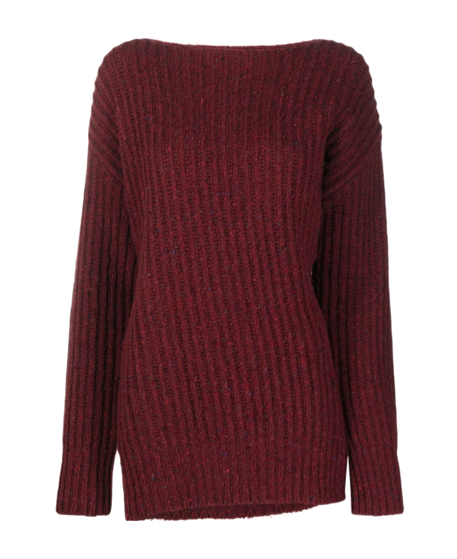 Marni Long-sleeved Sweater In Brown