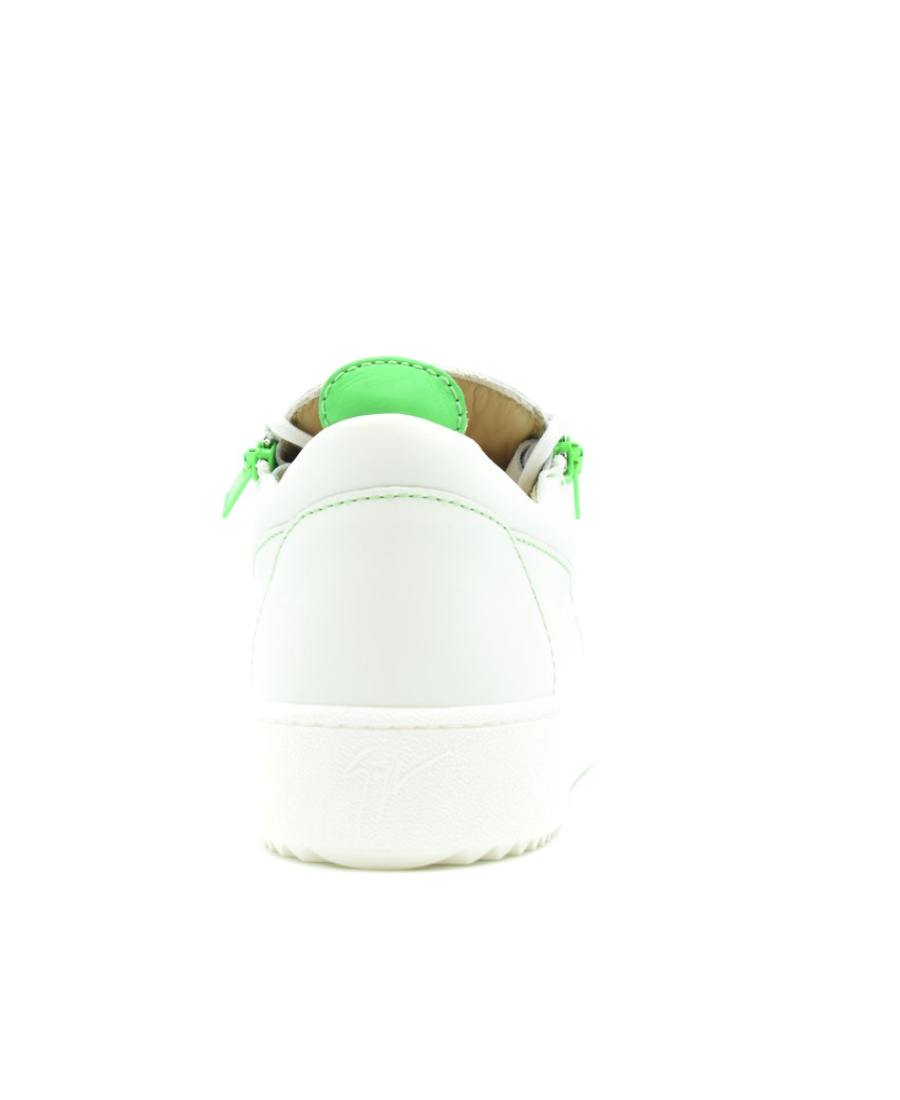 Giuseppe Zanotti Man Sneakers White Size 9 Soft Leather In White
