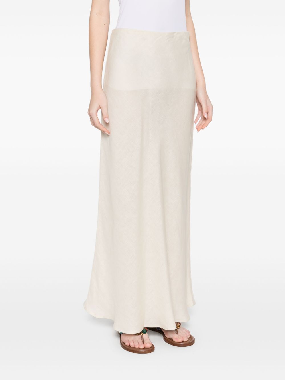Shop Twinset Linen Skirt
