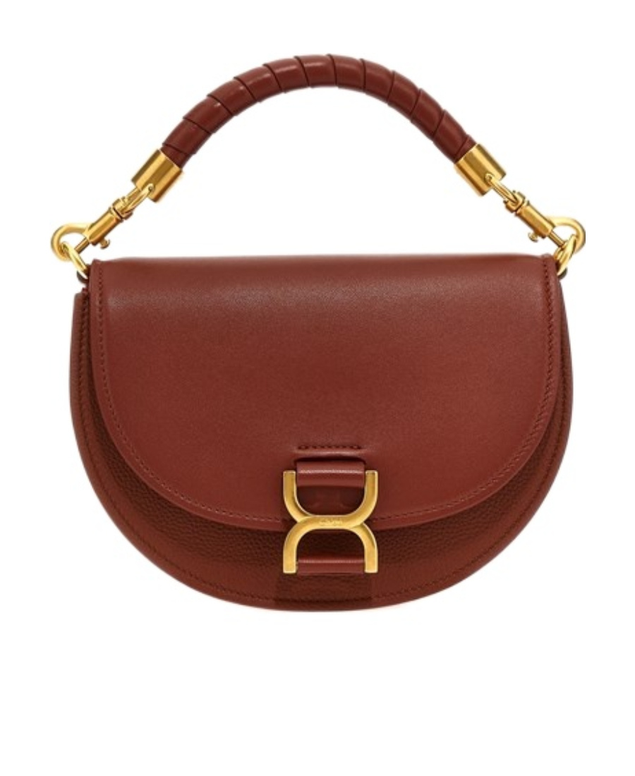 Shop Chloé Marcie Crossbody Bag In Brown