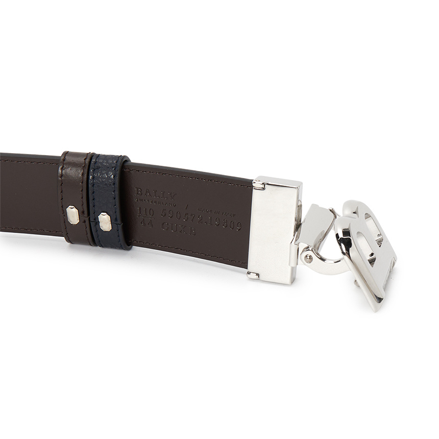 Bally Reversible Belt In Black