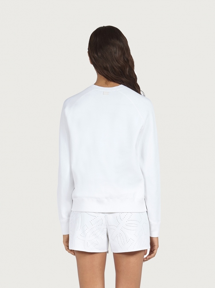 Ferragamo Hollow T-shirt In White