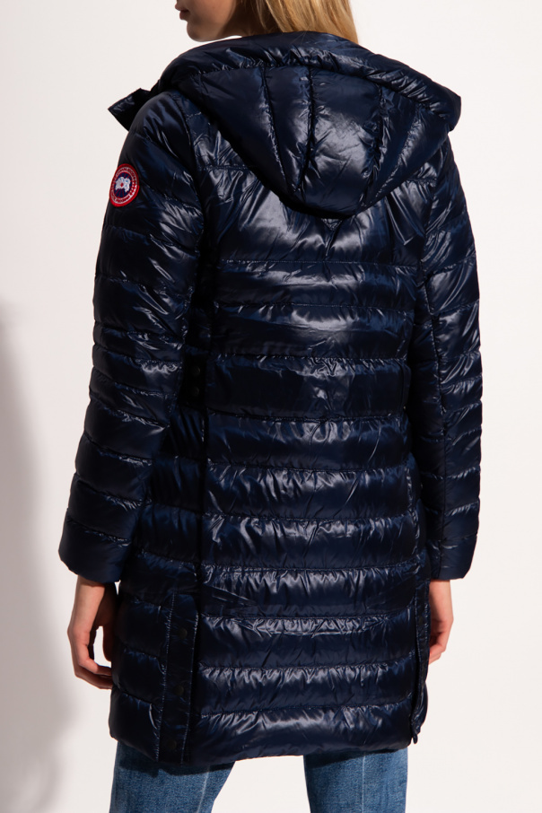 Canada Goose Padded Recycled Nylon Coat In Black