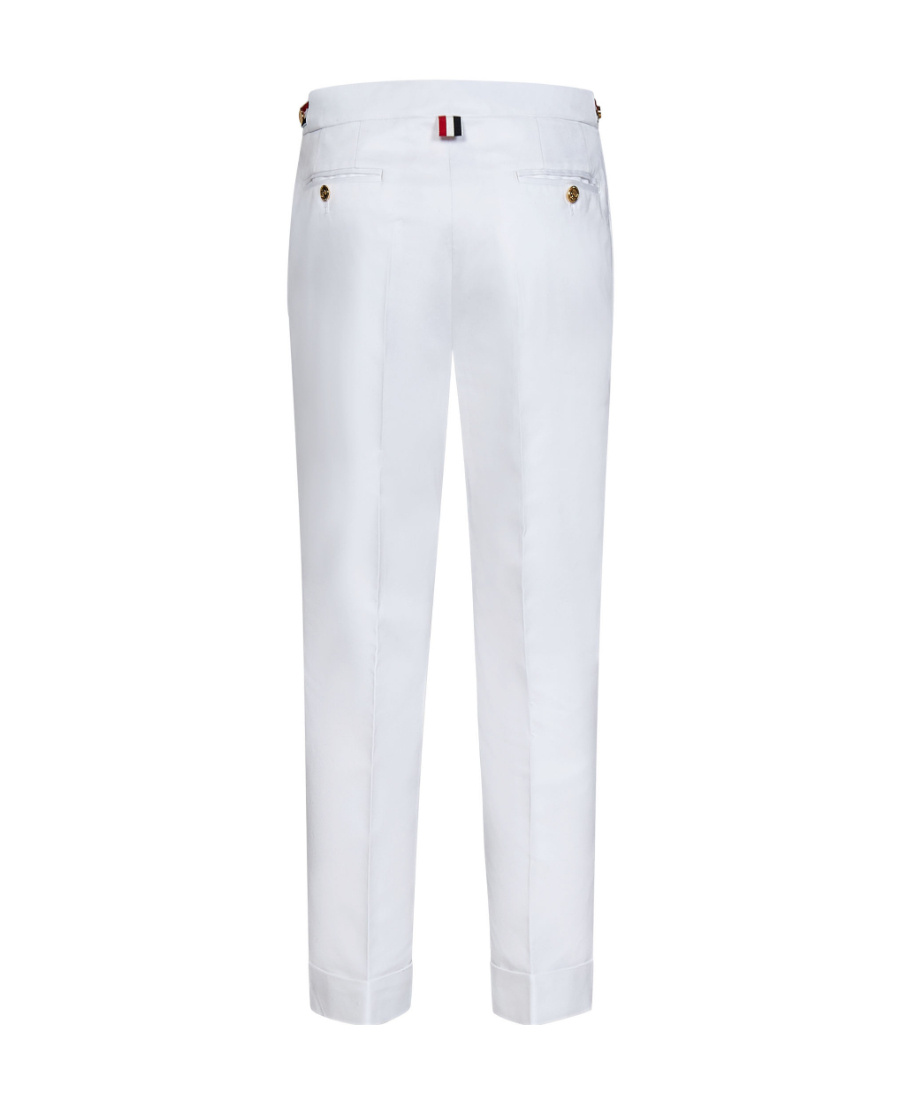 THOM BROWNE TAILORED CROPPED TROUSERS 