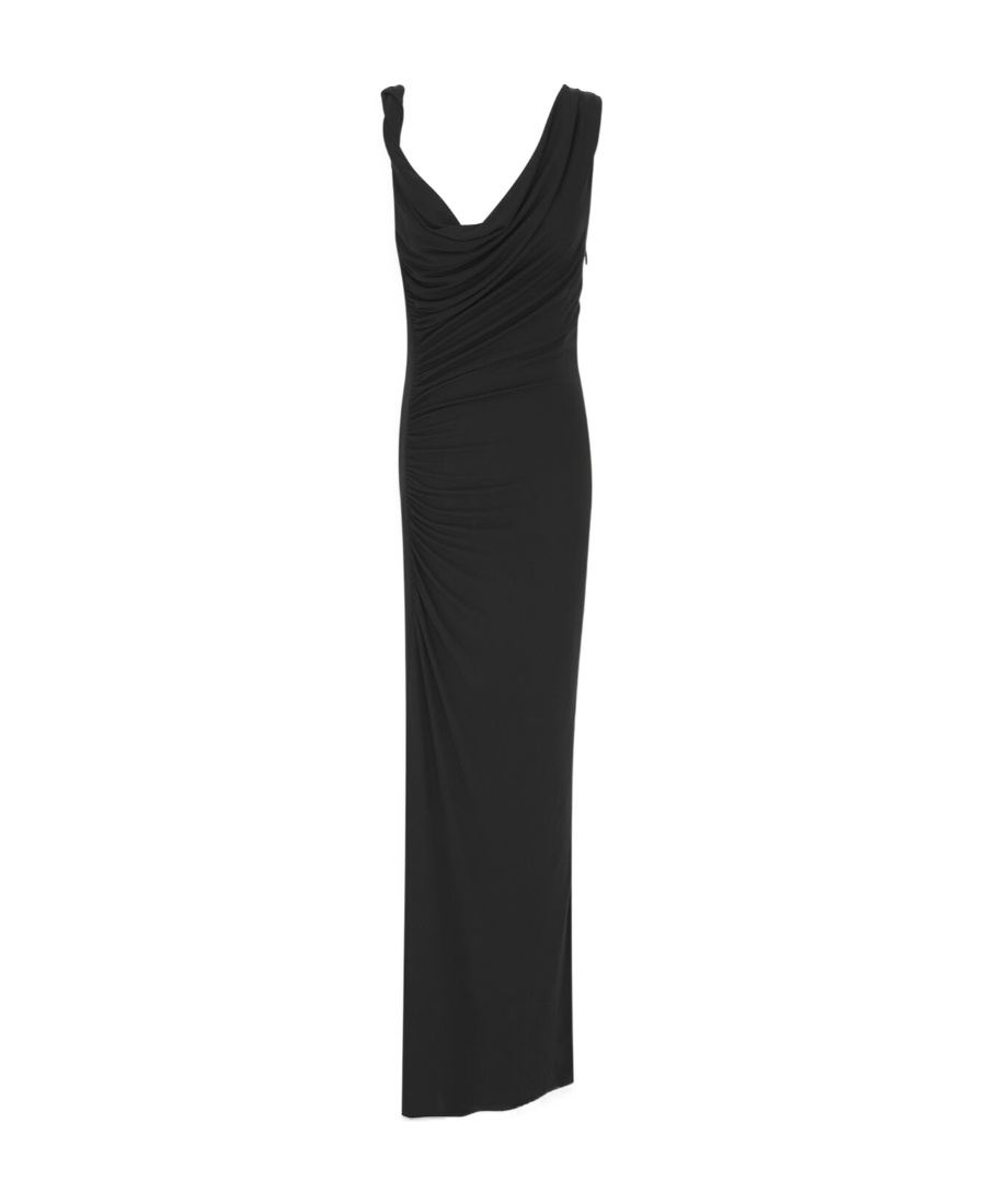 Saint Laurent Sleeveless Maxi Dress In Black