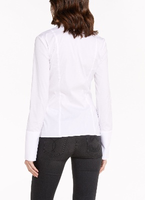 Patrizia Pepe Classic Button-up Shirt In White