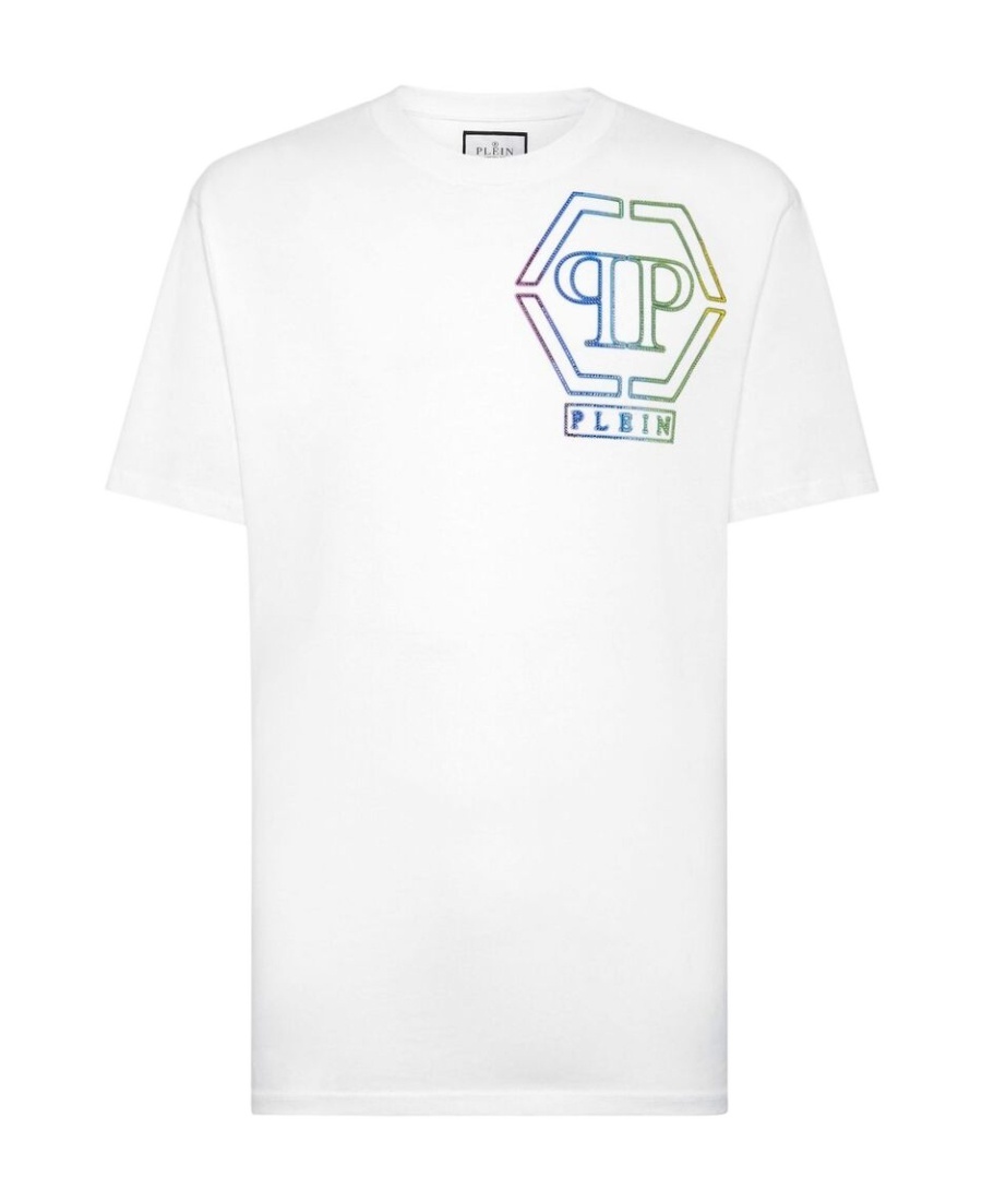 Philipp Plein White Cotton T-shirt In White