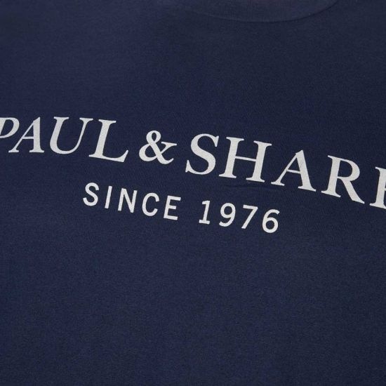 Shop Paul & Shark Logo-print T-shirt In Black