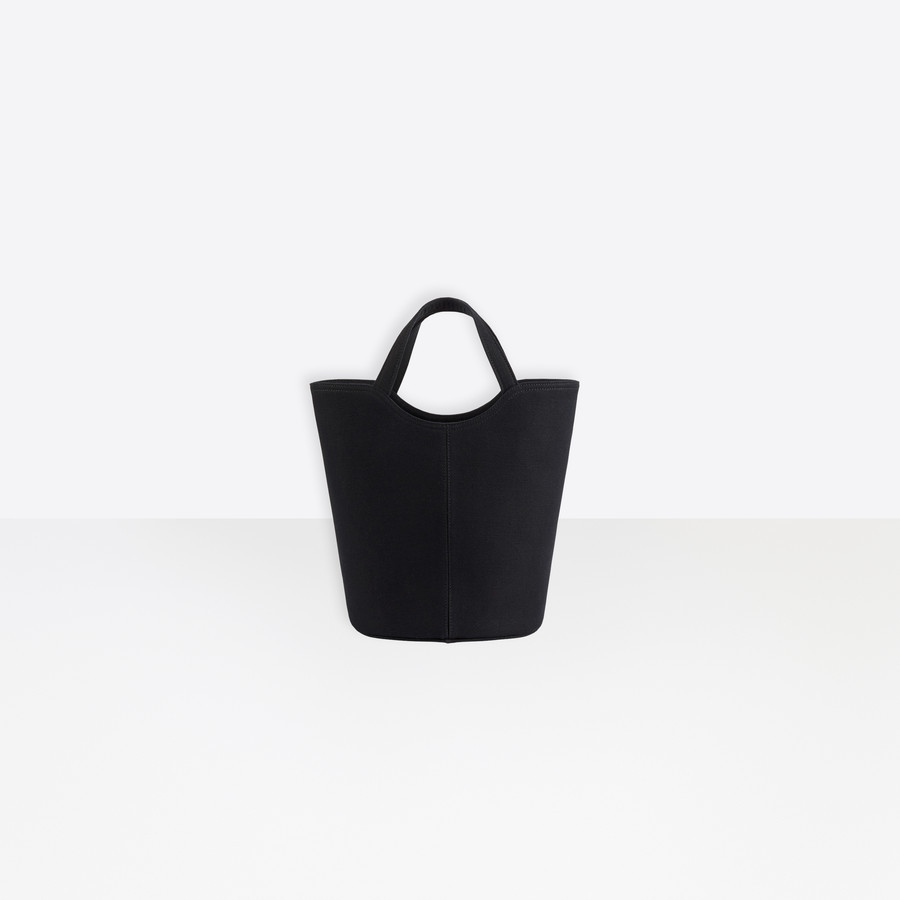 Balenciaga Borsa Tote Wave Xs Handbag In Black