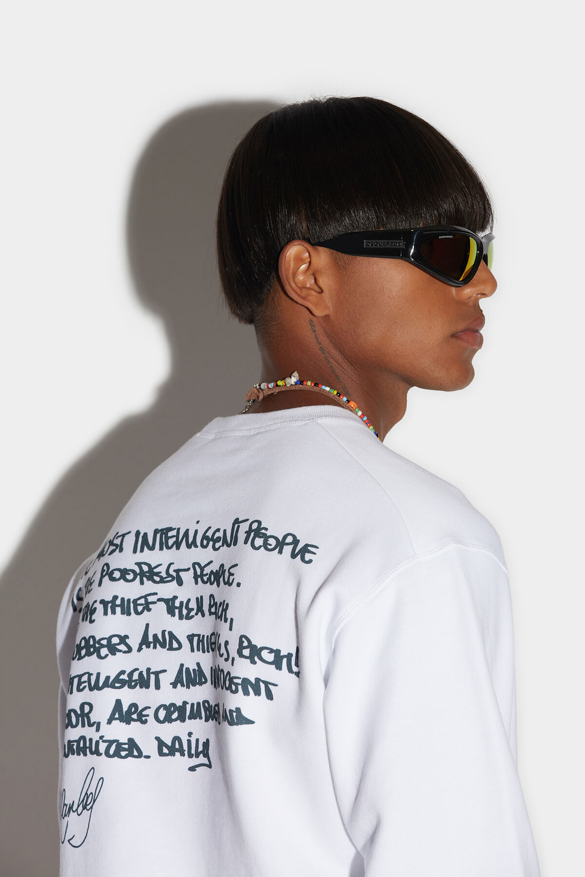 DSQUARED2 BOB MARLEY PRINT SWEATSHIRT