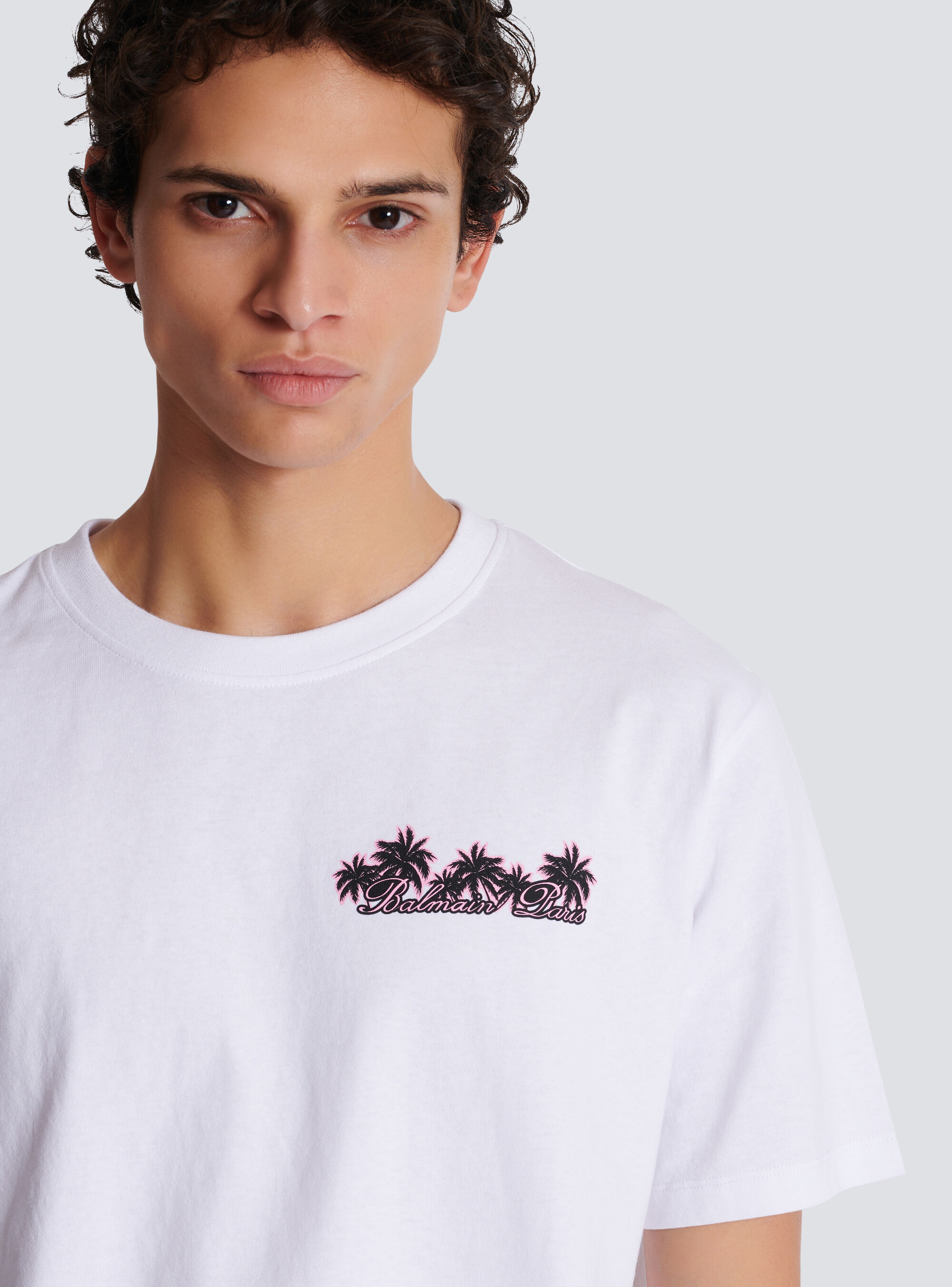 Balmain Club T-shirt In White