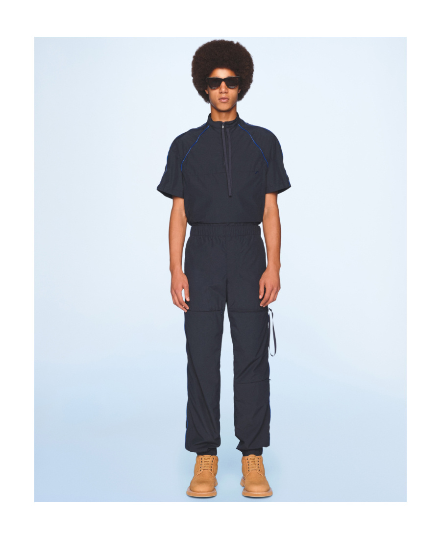 Jacquemus Le Jogging Technical Track Pants In Black