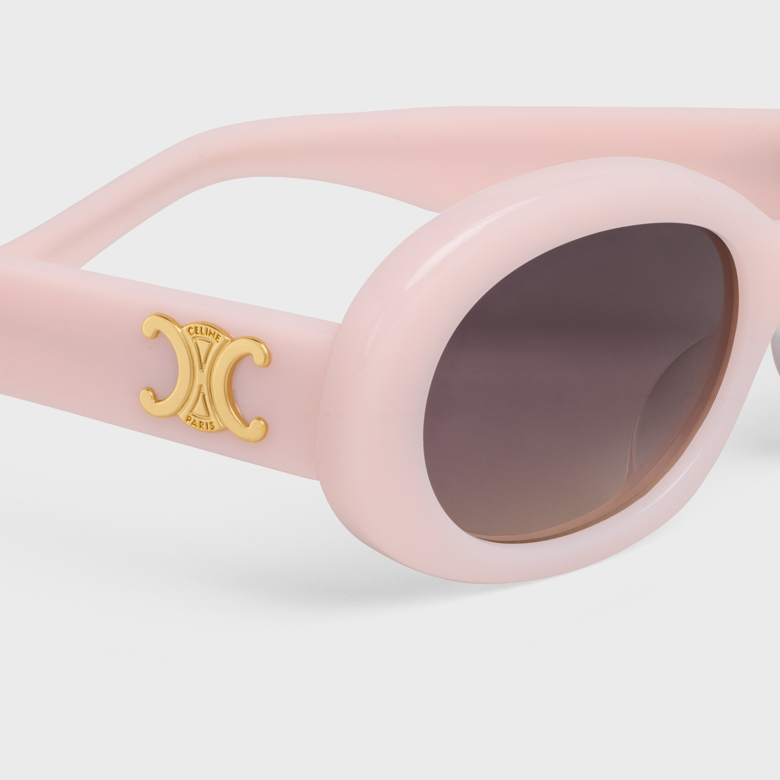 Celine Full Frame Sunglasses In Opal White Rose