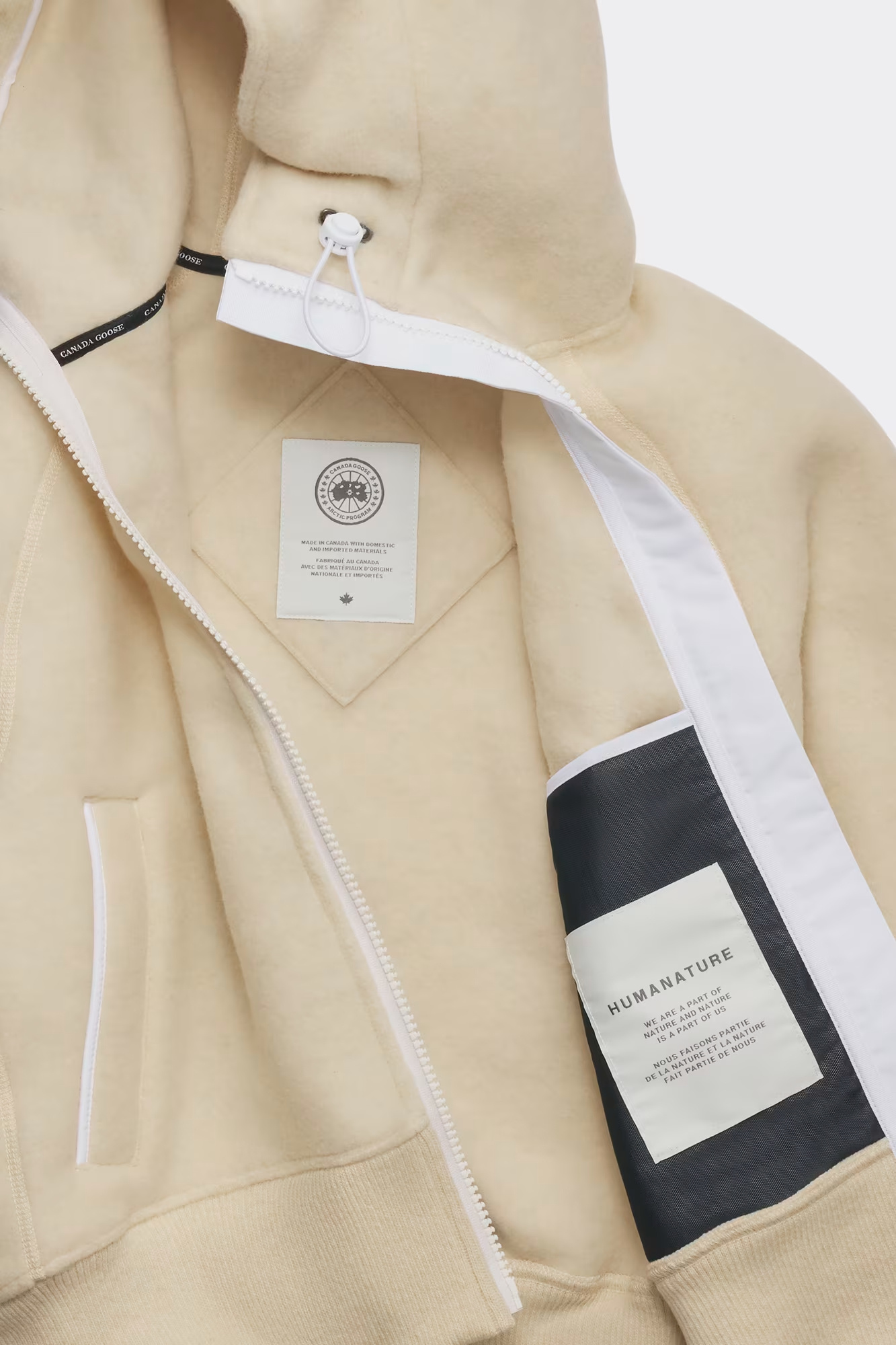 Canada Goose Chilliwack Bomber Kind Fleece Humanature In Linen