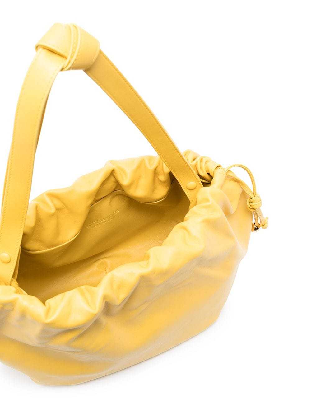 Bottega Veneta Gathered-detail Tote Bag In Orange