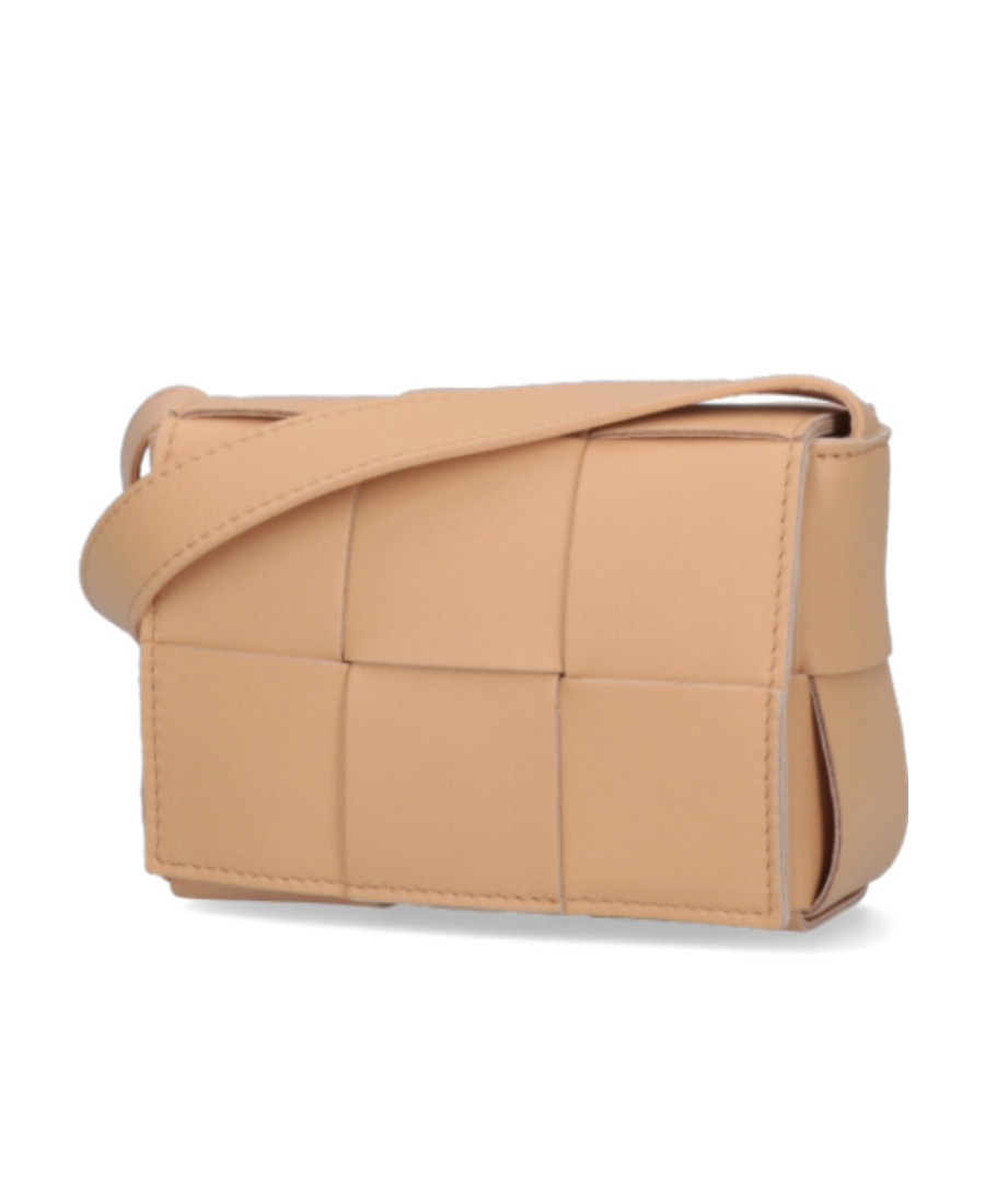 Shop Bottega Veneta Cassette Mini Bag In Nude