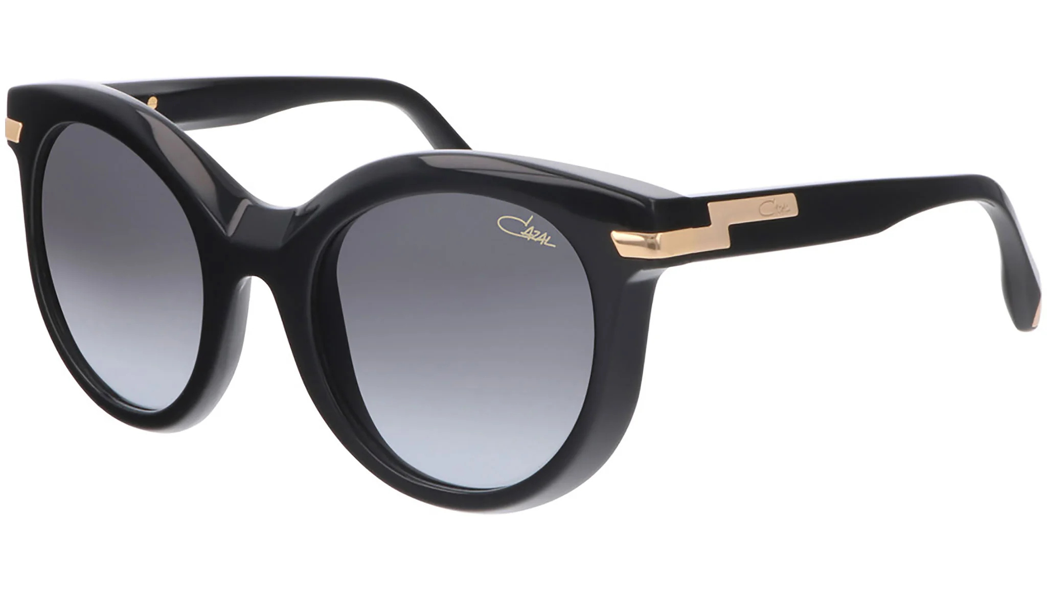 Cazal Round-frame Sunglasses In Black